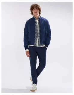 Marcs Mingyu Reversible Bomber in Navy/Teal