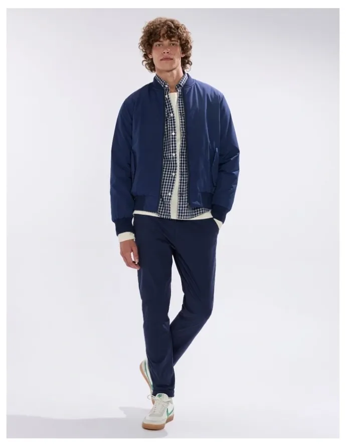 Marcs Mingyu Reversible Bomber in Navy/Teal