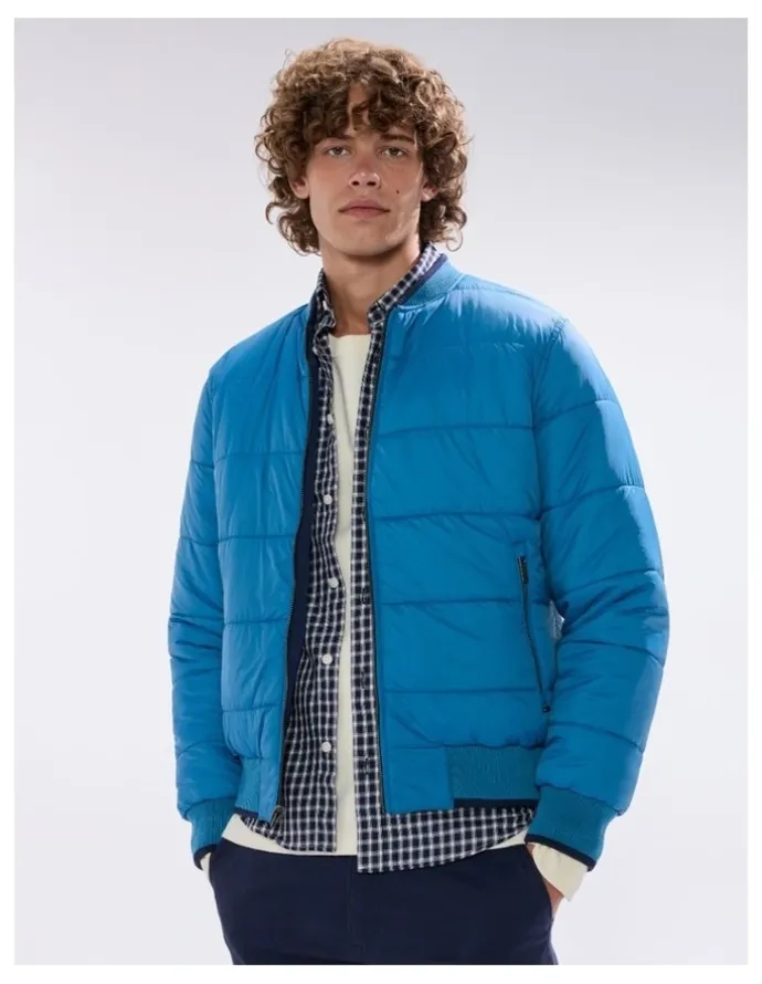 Marcs Mingyu Reversible Bomber in Navy/Teal