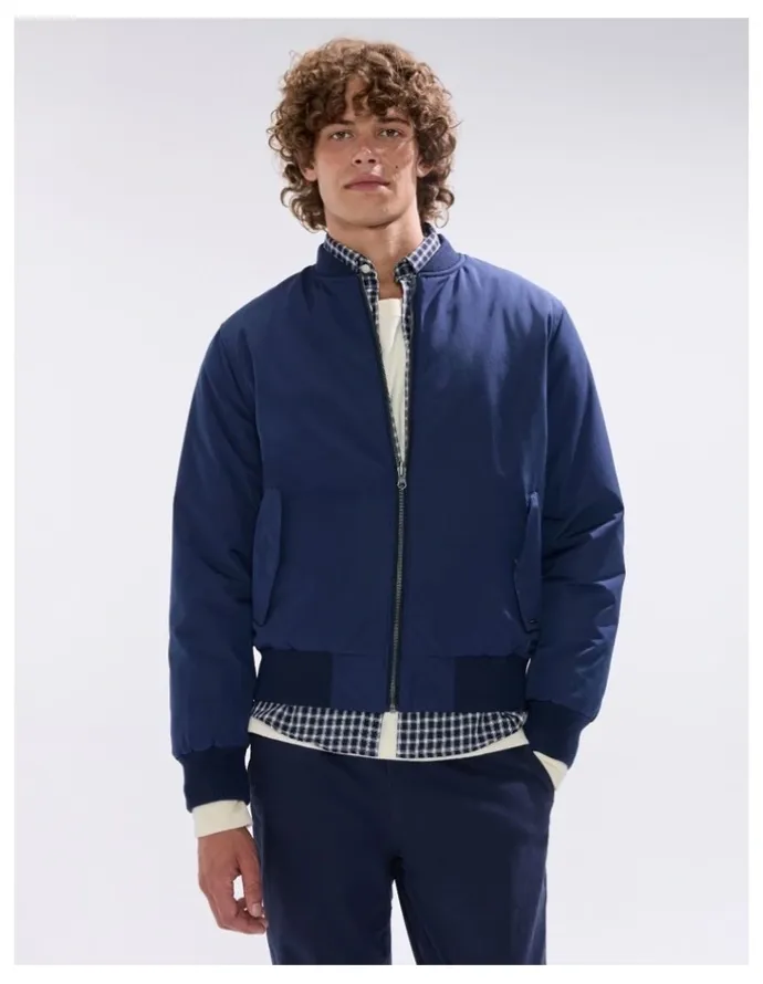 Marcs Mingyu Reversible Bomber in Navy/Teal
