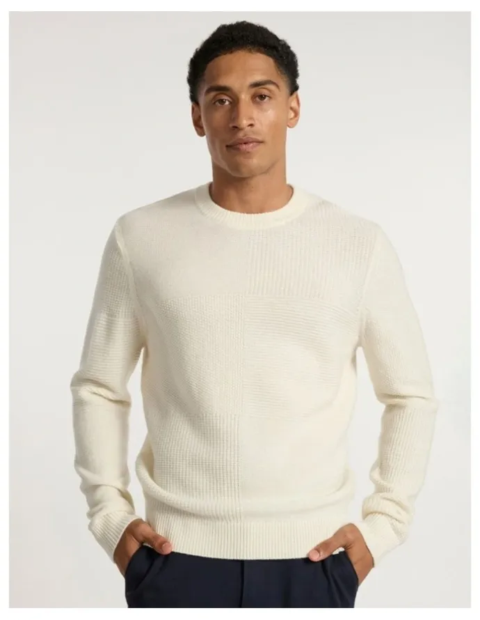 Marcs Mirrorball Textured Knit in Birch