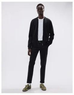 Marcs Neo Zip Front Bomber in Black