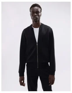 Marcs Neo Zip Front Bomber in Black