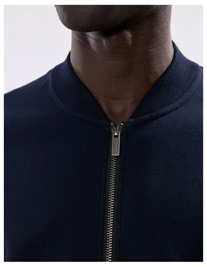 Marcs Neo Zip Front Bomber in Navy