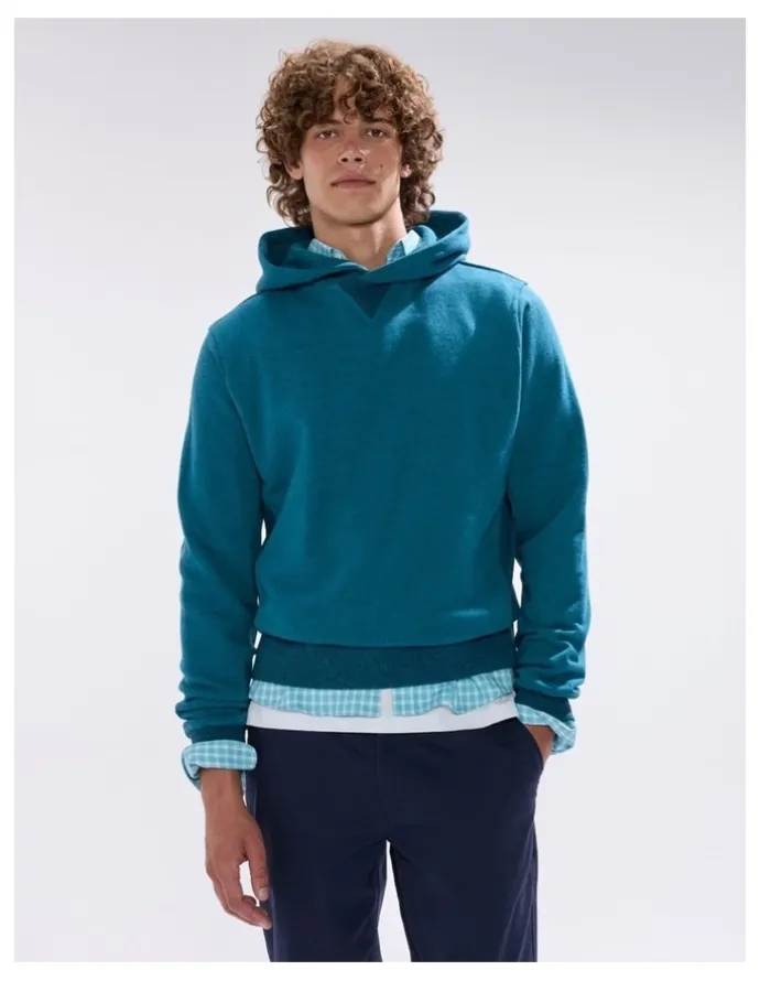 Marcs Rebel Heart Hoodie in Dark Teal