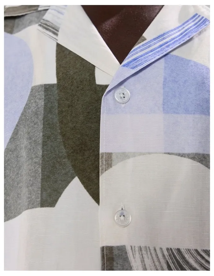 Marcs Round And Round Shirt in Green Multi