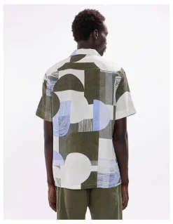 Marcs Round And Round Shirt in Green Multi