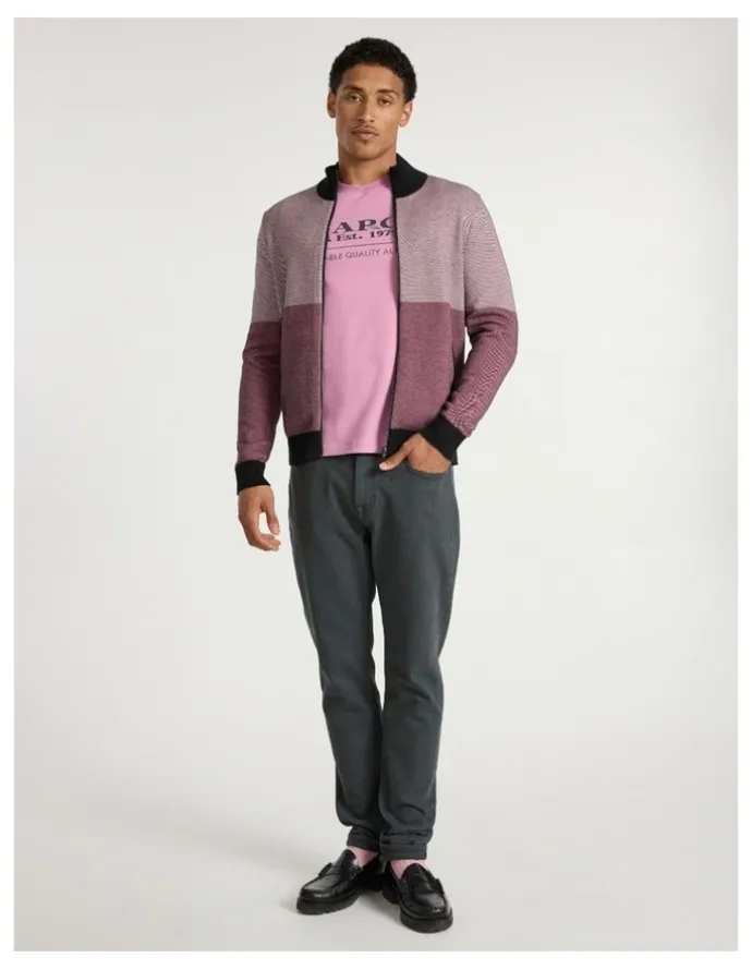 Marcs Star Treatment Zip Through in Rich Pink
