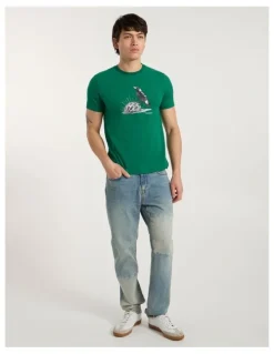 Marcs Swooper Bowl Tee in Racing Green