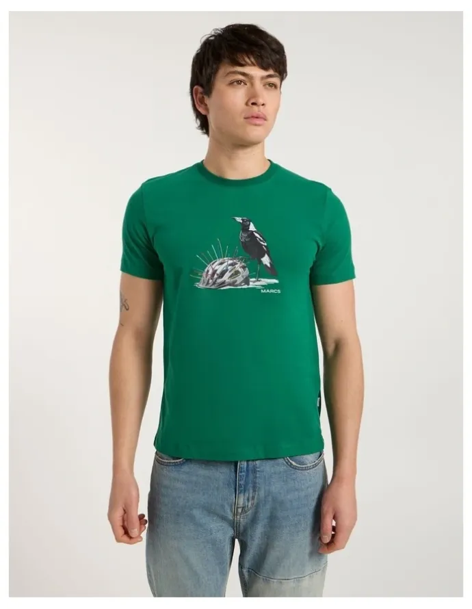 Marcs Swooper Bowl Tee in Racing Green