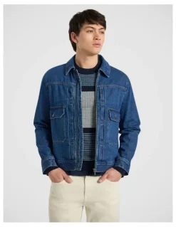Marcs Tibbs Denim Trucker Jacket in Indigo