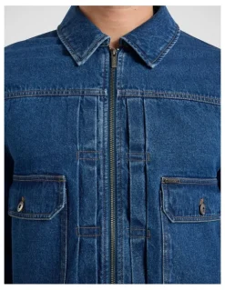 Marcs Tibbs Denim Trucker Jacket in Indigo