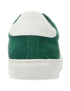 Marcs Varsity Leather Sneakers in Green/White