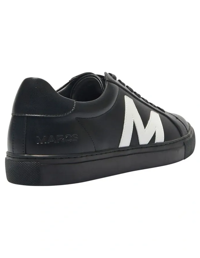 Marcs Varsity Sneaker in Black/White