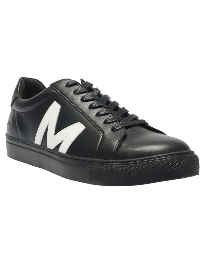 Marcs Varsity Sneaker in Black/White