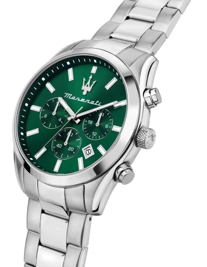 Maserati Attrazione Chronograph Quartz Watch 43mm in Green