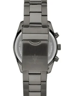Maserati Attrazione Stainless Steel Watch 43mm in Black