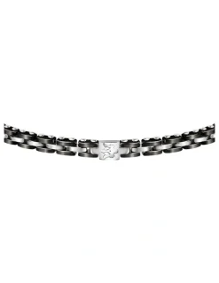 Maserati Ceramic Bracelet in Black/Gold