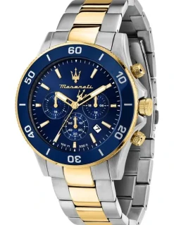 Maserati Competizione Chronograph Watch 43mm in Blue