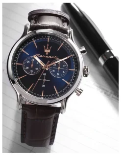 Maserati Epoca Stainless Steel Watch in Blue