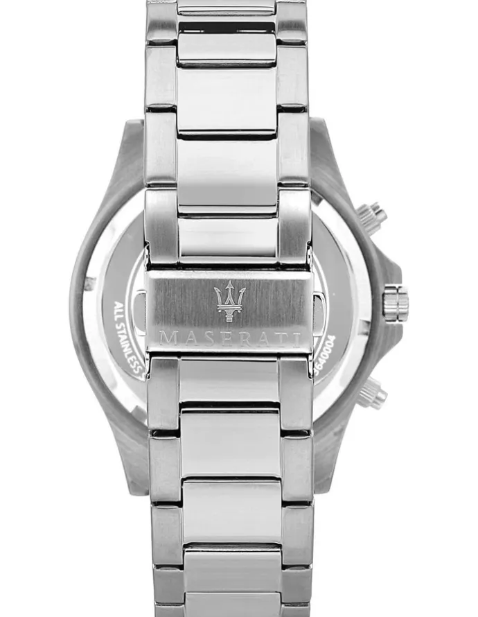 Maserati Sfida Black R8873640015 Watch In Silver