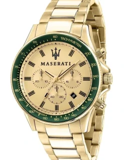 Maserati Sfida Chrono 44mm Gold Watch R8873640005