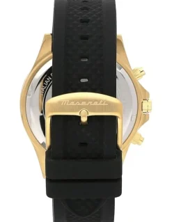 Maserati Sfida Stainless Steel Chronograph Watch 44mm in Black