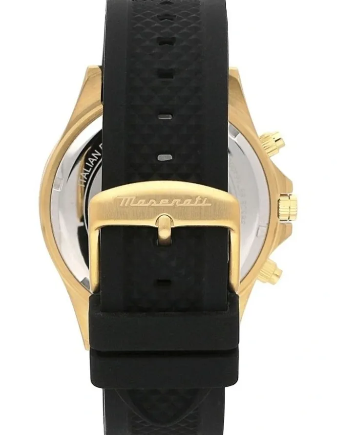 Maserati Sfida Stainless Steel Chronograph Watch 44mm in Black