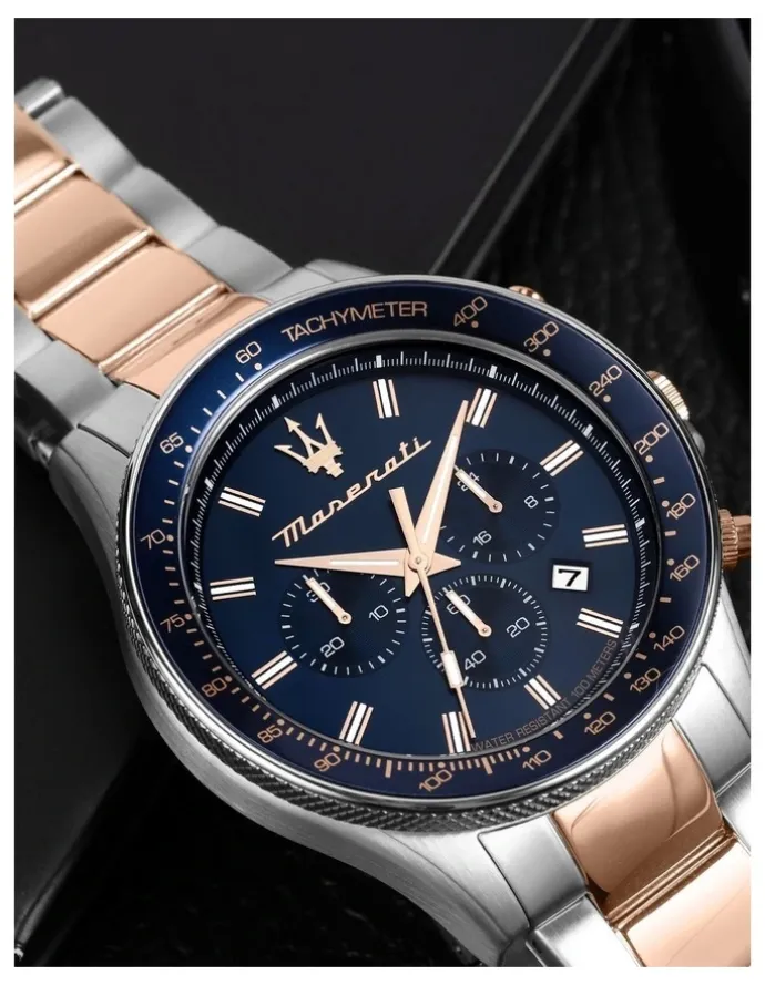 Maserati Sfida Two-Tone Watch in Rose