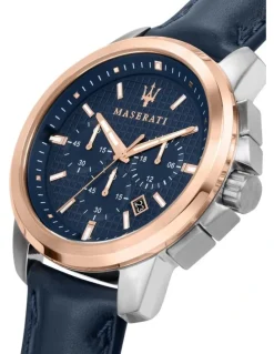 Maserati Successo Chrono 44mm Navy Watch R8871621015