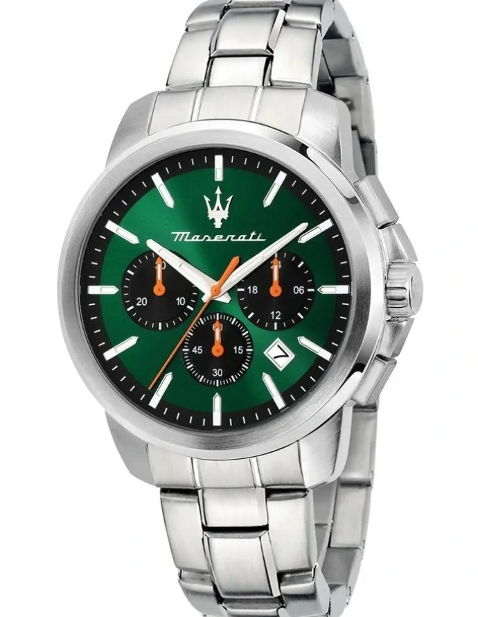 Maserati Successo Chrono Dial Stainless Steel Strap Watch 42mm in Multi
