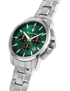 Maserati Successo Chrono Dial Stainless Steel Strap Watch 42mm in Multi