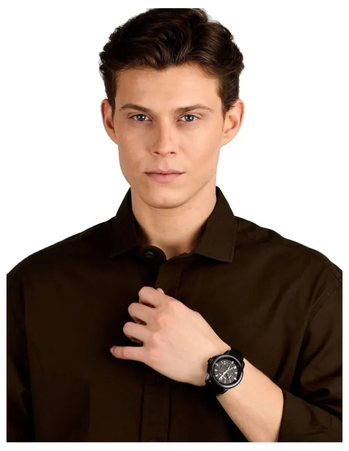 Maserati Successo Chronograph Quartz Watch 44mm in Black
