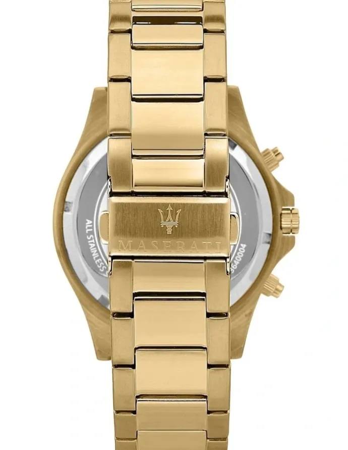 Maserati Sfida Chrono 44mm Gold Bracelet Watch R8873640008