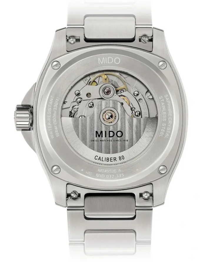 Mido Multifort TV Big Date Swiss Watch in Blue