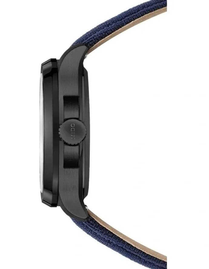 Mido Multifort TV Big Date Watch in Blue