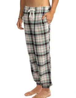 Mitch Dowd Athletic Herringbone Flannel Pyjama Pant in Multi