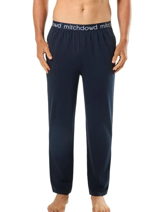 Mitch Dowd Bamboo Knit Sleep Pant in Blue