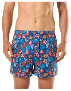 Mitch Dowd Beer Me Cotton Woven Boxers 3 Pack in Multi