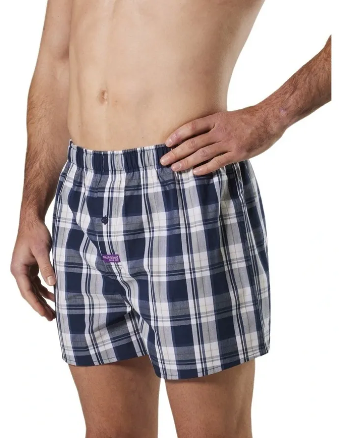 Mitch Dowd Diamond Cotton Boxer Shorts 3 Pack in Multi