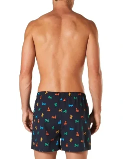 Mitch Dowd Dog Bamboo Boxer Short in Navy