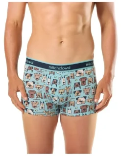 Mitch Dowd Doggonit Cotton Trunks 3 Pack in Multi