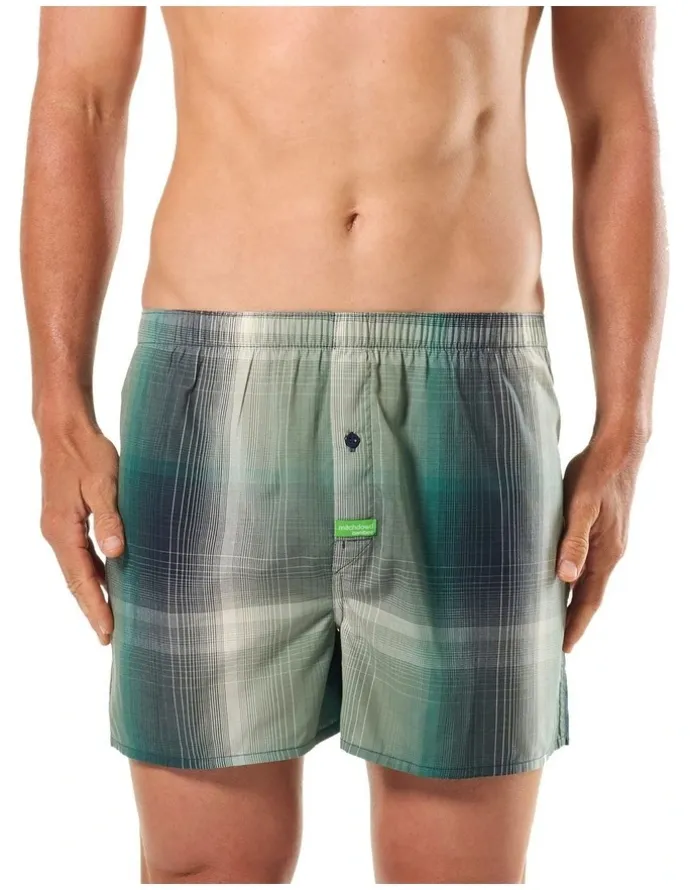 Mitch Dowd Machine Bamboo Woven Boxer in Multi