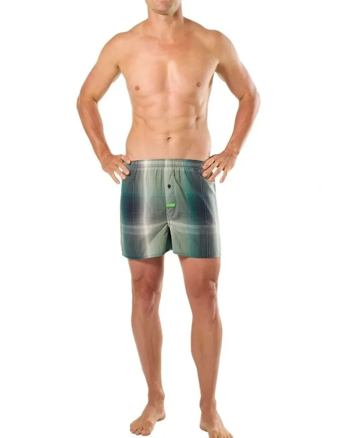 Mitch Dowd Machine Bamboo Woven Boxer in Multi