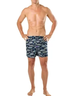 Mitch Dowd Making Waves Cotton Woven Boxers 3 Pack in Multi