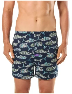 Mitch Dowd Making Waves Cotton Woven Boxers 3 Pack in Multi