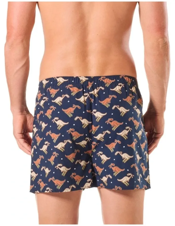 Mitch Dowd Roo Bamboo Boxer Shorts in Navy