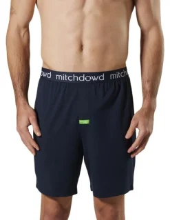 Mitch Dowd Soft Bamboo Knit Sleep Short in Navy