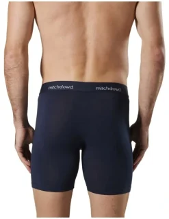 Mitch Dowd Stretch Cotton Comfort Trunks 3 Pack in Navy