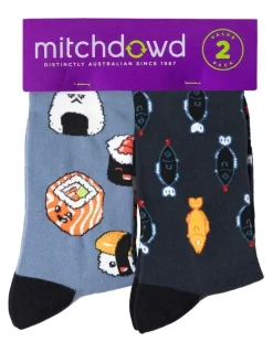 Mitch Dowd Sushi Socks 2 Pack in Multi
